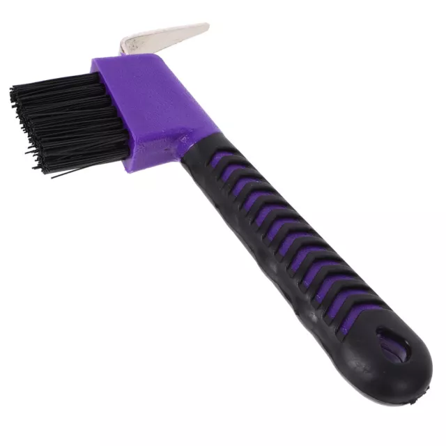 Portable Horse Hoof Pick with Soft Rubber Handle for Grooming and Cleaning-XL