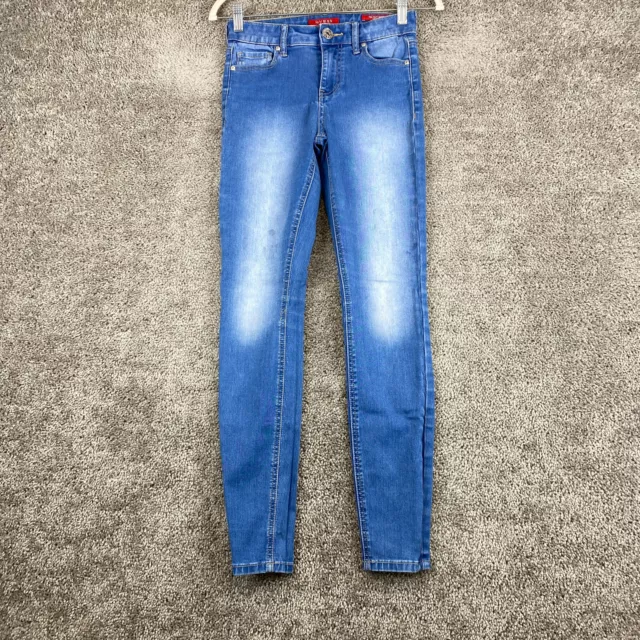 GUESS High Waist Skinny Tahiana Fit Jeans Women's 25 Blue Faded Denim 5-Pocket