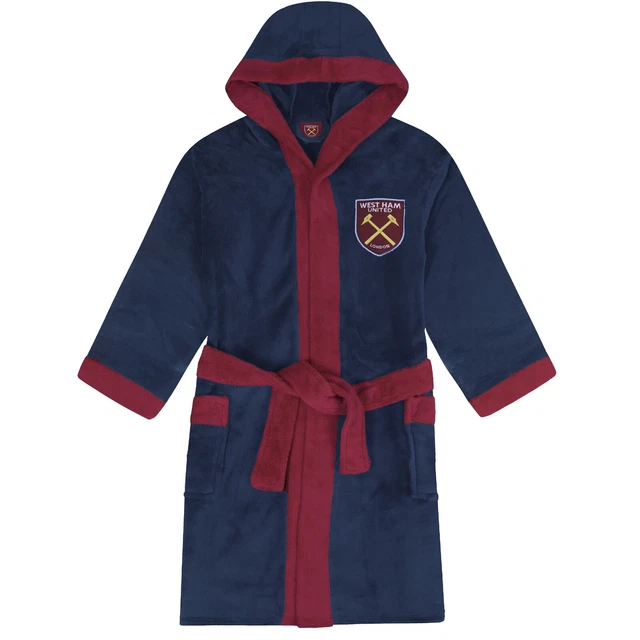 Robe De Chambre Manchester City FC Officielle à Capuche - Polaire Douce Et Confortable Pour Homme - Supporter Foot