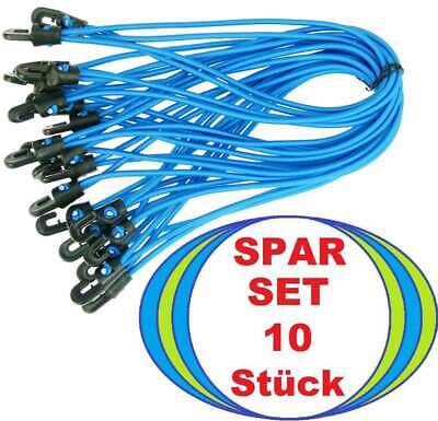 100x Planenspanner Expander Spannfix Gummi 25cm schwarz 