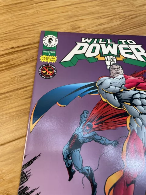 Vintage Dark Horse Comics Will to Power Issue #1 1994 Super Hero KG 2