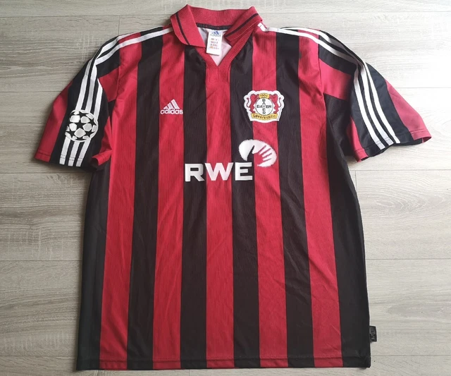 Match Worn? Spieler Trikot? Signiert Bayer Leverkusen 04 01-02 CL Raritat Adidas