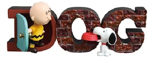 Peanuts Snoopy : collection of words - Dog - figure rement