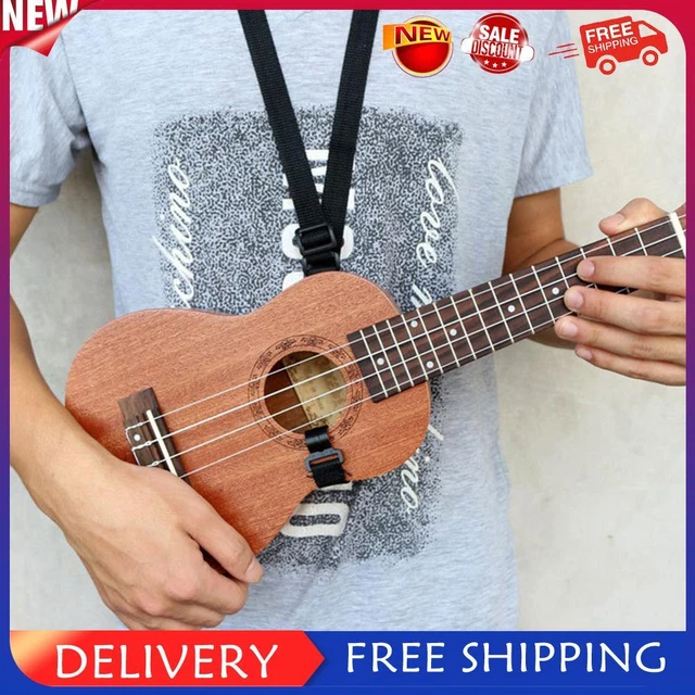 Verstellbare Nylon Neck Strap Sling mit Haken für Ukulele Gitarre Mandoline