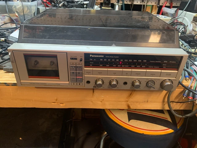 Combiné BSR P163 – Music Center Avec Radio, Platine, Cassette – À Réviser