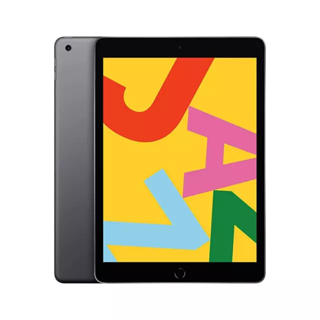 Apple iPad 7th Generation 10.2 Inch Tablet Wifi 32GB Storage Space Grey 2019