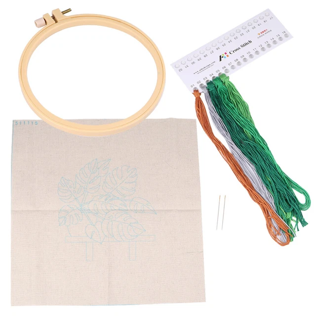 Kit De Matériel De Broderie Kit De Plantes Broderie Tridimensionnelle