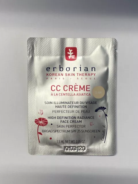 Erborian CC Cream Clair Size 1.5ml Brand New