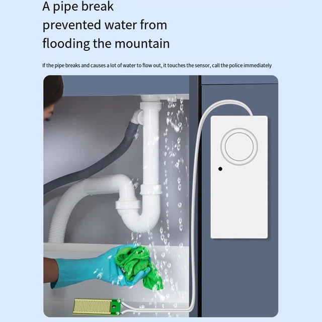 WIFI WATER LEAK Sensor Early Detection Alarm System for Home (61