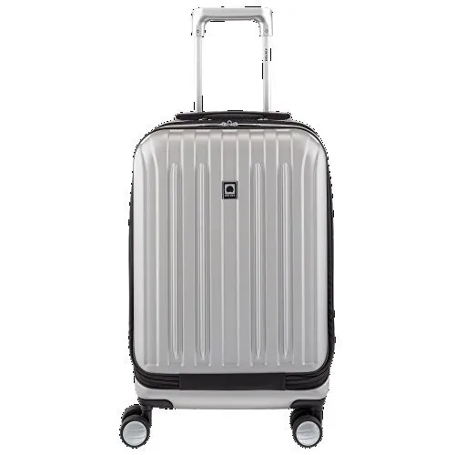 Titanium Hardside Expandable Luggage with Spinner Wheels, Silver, Carry-On 19