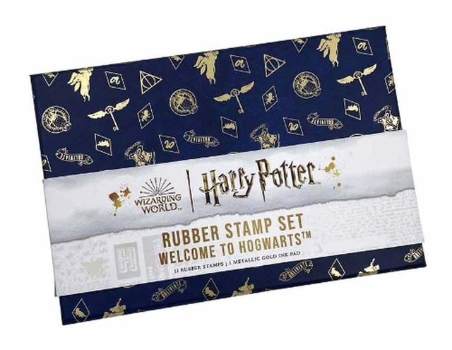 HARRY POTTER: WELCOME to Hogwarts Rubber Stamp Set by Insight Editions