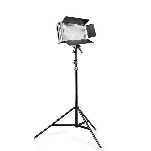Walimex pro Dimbare LED-paneellamp Niova 900 Plus Bi-Color batterijsleuven I videolamp & fotolicht 54 W, 3200-5600 K, 6.300LM I Studiolicht & mobiel continu licht I streaming licht