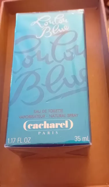 Sealed Vintage Cacharel LouLou Blue Eau de Toilette Vapo 35ml Edt Spray