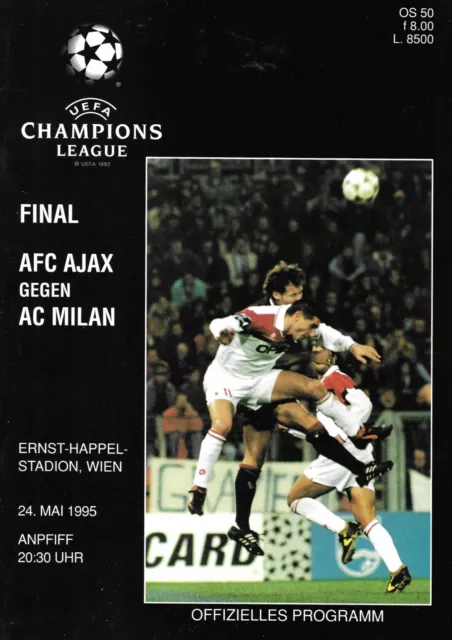 1995 Champions League Final Ajax v AC Milan