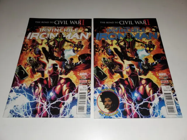 Invincible Iron Man #11 1St & 2Nd Print Issues 2016 Vf/Nm