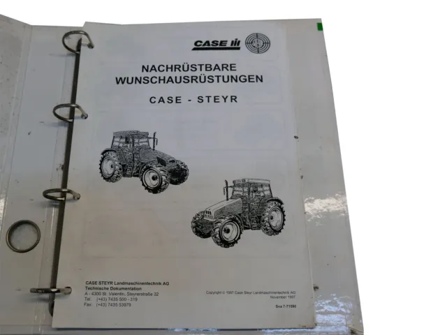 Handbuch Nachrüstbare Wunschausrüstungen Case IH CS48 CS58 + Steyr M948 M958