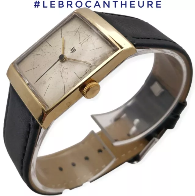 Lip Cal mécanique R136C 1970s ⌚️ LEBROCANTHEURE MONTRE VINTAGE WATCH 2