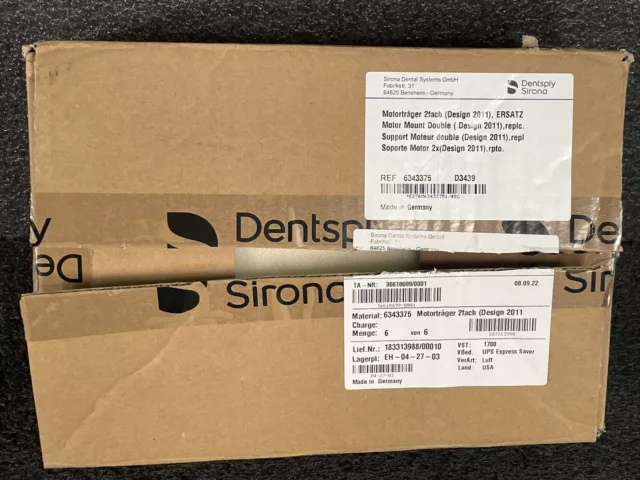 NEW Dentsply Sirona Cerec In-Lab MCXL Double Motor Mount 2011 Design REF 6343375