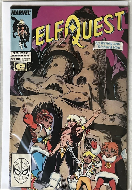 Marvel Comics Elf Quest Comic Book Lot Of 5 2