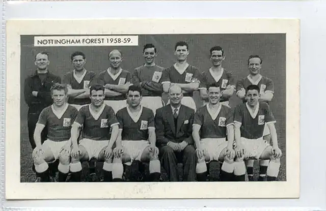 (Gy270-457) Thomson, Fußball, berühmte Teams, Notts Forest 1958-59 Sehr guter Zustand herausgegeben 1962