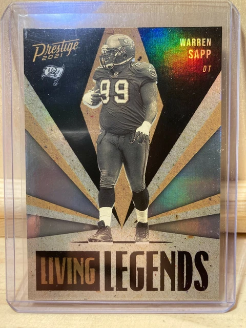 2021 Panini Prestige "Living Legends" Warren Sapp #LL-8 Bucs (BUC011)