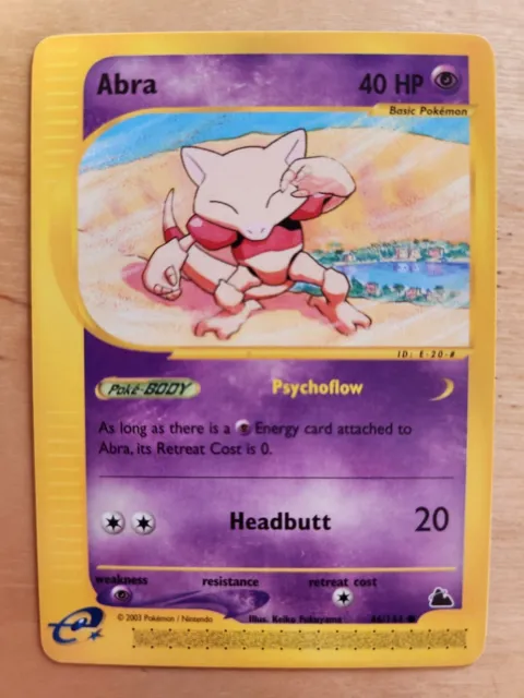 Abra 46/144 Skyridge Pokemon Card