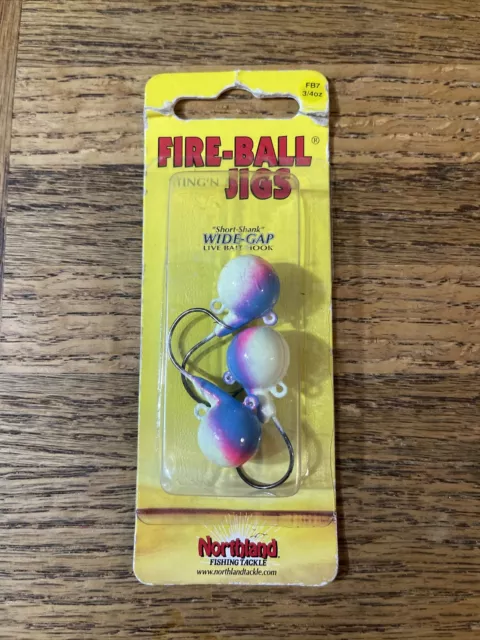 Northland Tackle Fire Ball Sting'n Jig Hook 1/8-Brand New-SHIPS N 24 HOURS