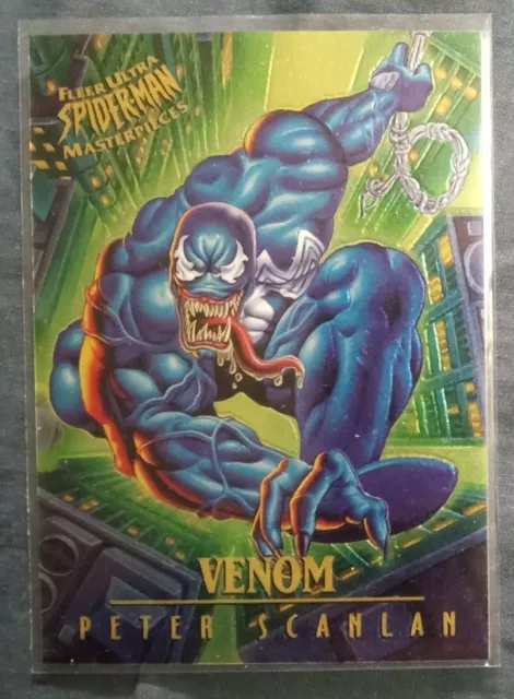 Fleer Ultra Spider-Man Masterpieces Venom #9/9 1995, Excellent condition