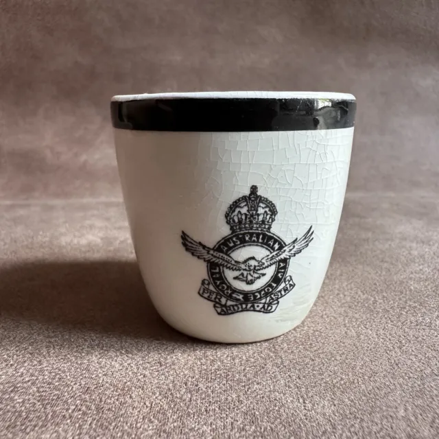 Collectable Vintage Raaf Royal Australian Air Force Porcelain Egg Cup