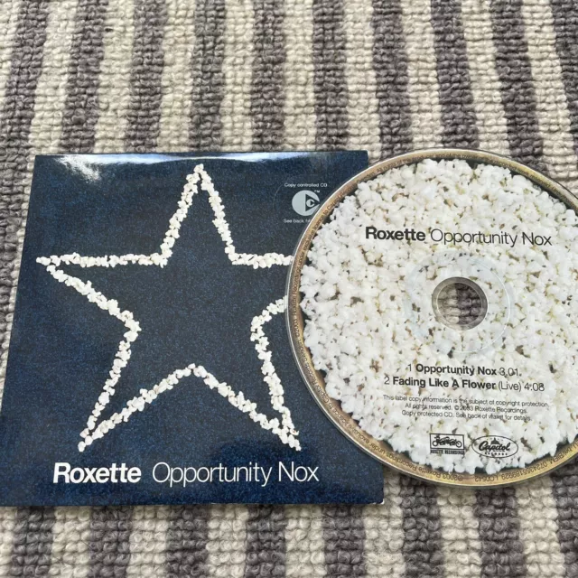 Roxette Opportunity Nox CD Single From Sweden Rare