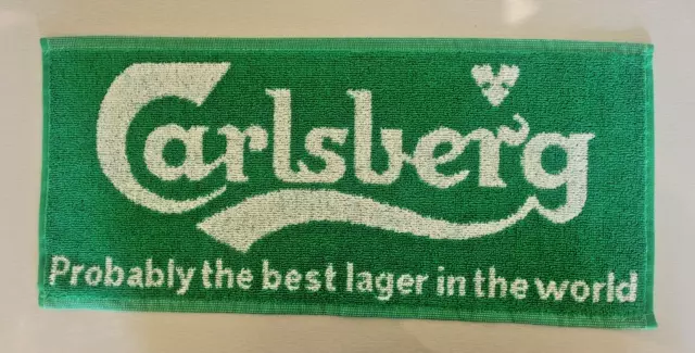 Carlsberg Cotton Bar Towels 500mm x 230mm for home bars and pubs PACK OF 10