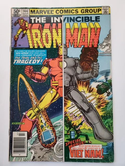The Invincible Iron Man 144 March 1981 Marvel Comics FN