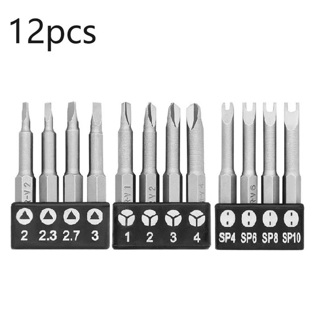 Kit De 3 Mini Tournevis Précision - Tête Plate, Cruciforme Et 2 En 1 Pour Espaces étroits - 4