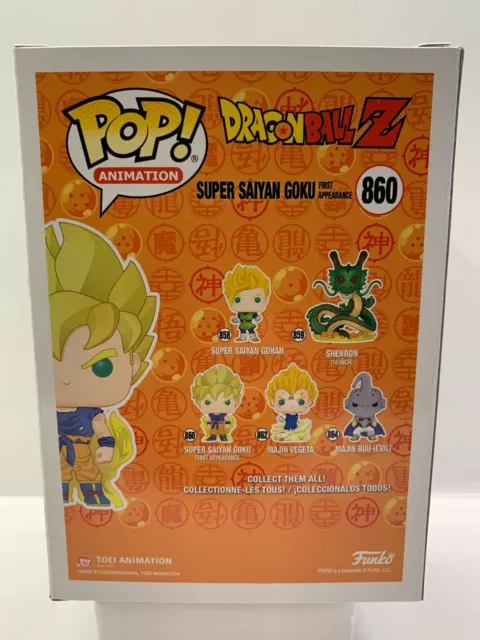 Funko Pop Dragon Ball Z Super Saiyan Goku First Apparance 860 Special Gitd New 3