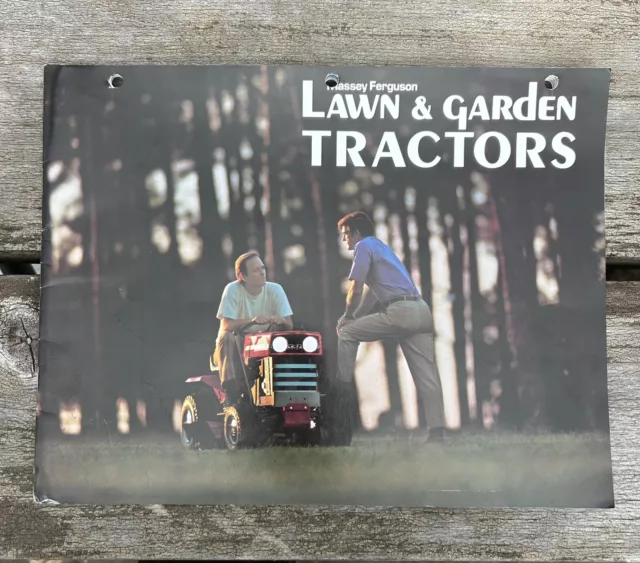 1973 Massey Ferguson  MF Lawn and Garden Tractors Advertising Brochure Ad