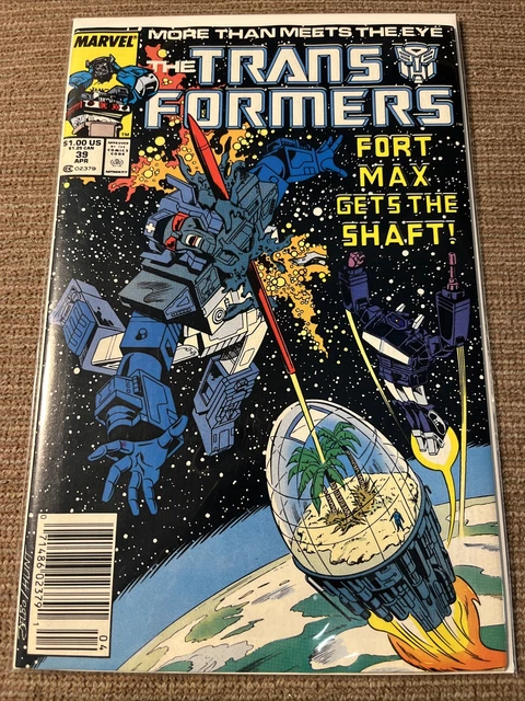 Marvel Comics The Transformers  #39 Comic book. “More than meets the Eye!”