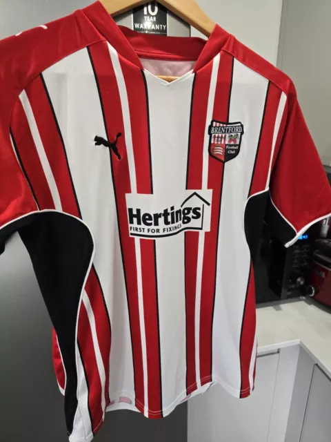 Brentford Football Club Shirt 2009-2010 Xs