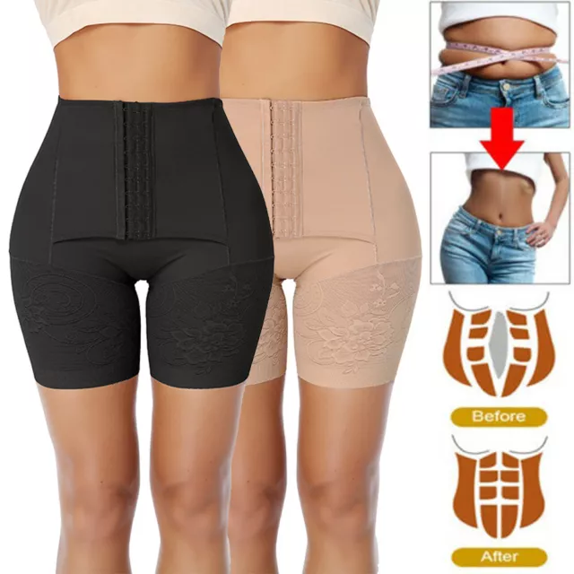 Women High Waist Firm Tummy Control Body Shaper Panty Shorts Slimming Shapewear