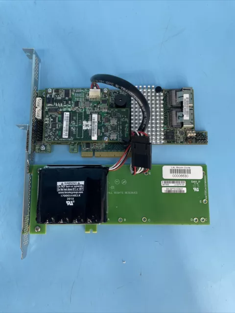 LSI MegaRAID 9271-8i SAS 6Gb/s  PCIe 1GB RAID Controller with cache + battery