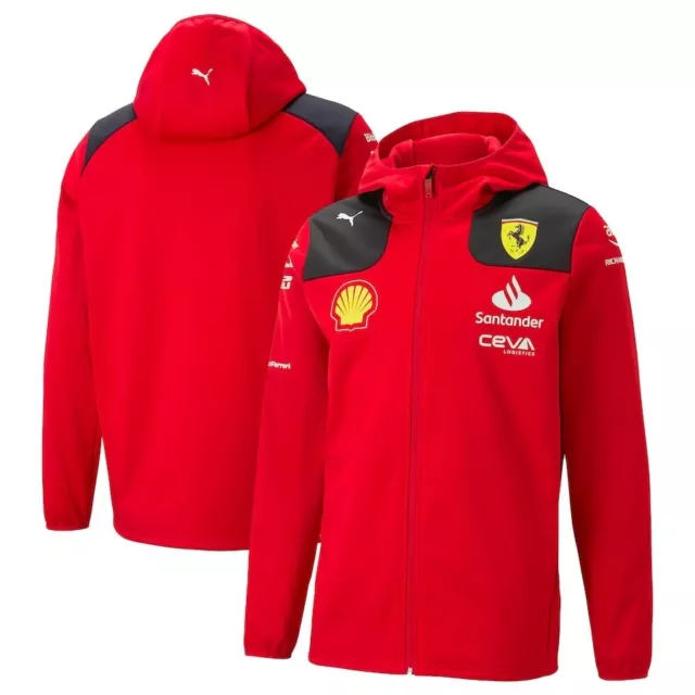 Scuderia Ferrari Herren Formel 1 Team Softshell 2023, SF Jacke, 3XL