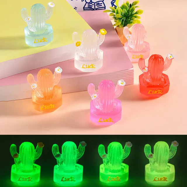 Mini Luminous Cartoon Tier Terrarium Decor Dollhouse Fairy Garden Accessoire