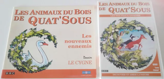 Les Animaux Du Bois De Quat'sous / Les Nouveaux Ennemis / Livre + Dvd