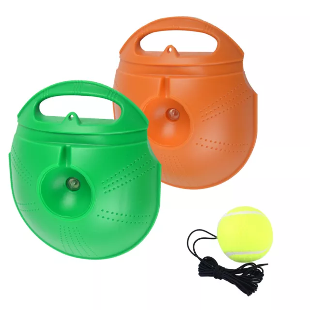 Tennis Training Balls Trainer Self-study Exercise Baseboard 3pc Rebound Balls Et