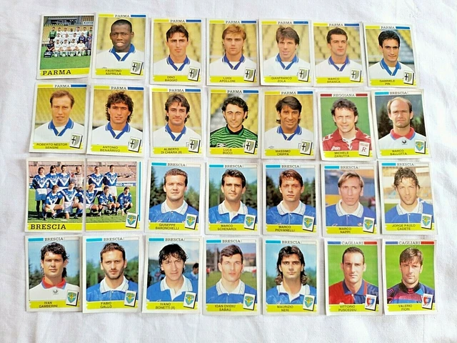 3 Figurines Calciatori Merlin 95, Saison 1994-95, Scudetto, Naples, Neuves Non Collées