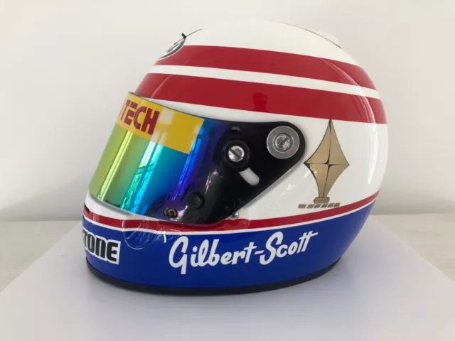 Helmet race used - Andrew Gilbert-Scott - BMW + F3000 Japan - Arai GP3