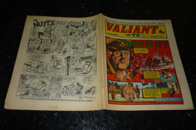 VALIANT & TV21 Comic - Date 16/03/1974 - IPC UK Comic