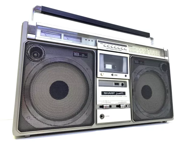 Sharp GF-505ST Boombox Stéréo Radio Cassette Vintage Work Perfect 220V Good Look