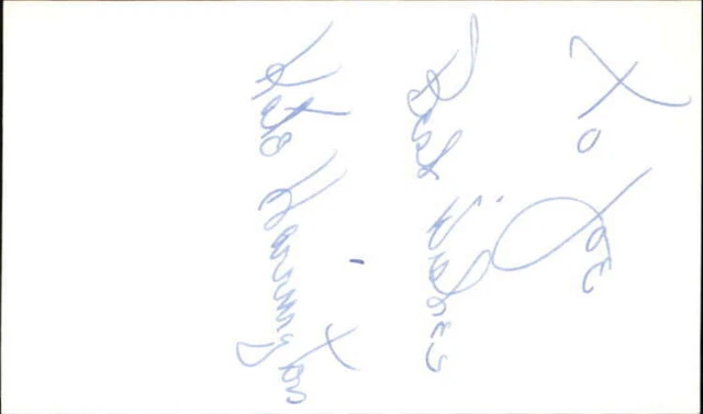 Kate Harrington d. 1978 Actress Riding the West Signed 3" x 5" Index Card