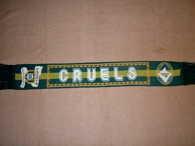 Écharpe Ultras Avellino 'Nucleo Sconvolti' Années 80 - Supporteur Football Vintage, Occasion