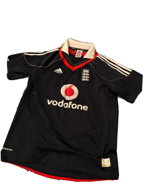 Adidas England Cricket Shirt Small Clima 365